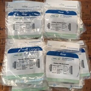 Lot of 23 Empi Self Adhesive  Electrodes 2" x 2" Circle 108 Ct Lead Wires C1